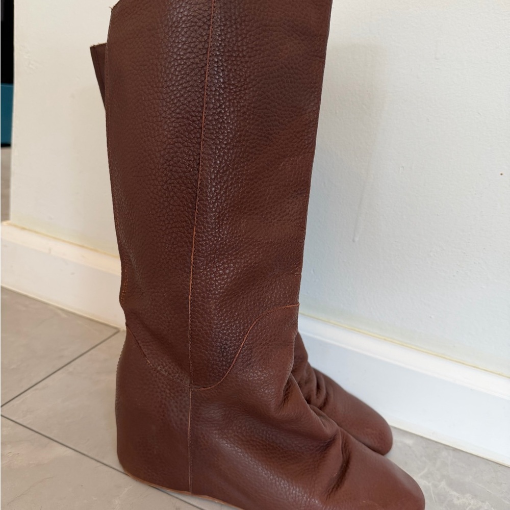 80%20 Brown Leather Boots